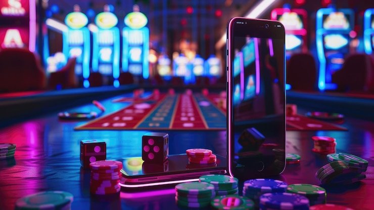 idxbig mobile app Gaple hand display and betting controls